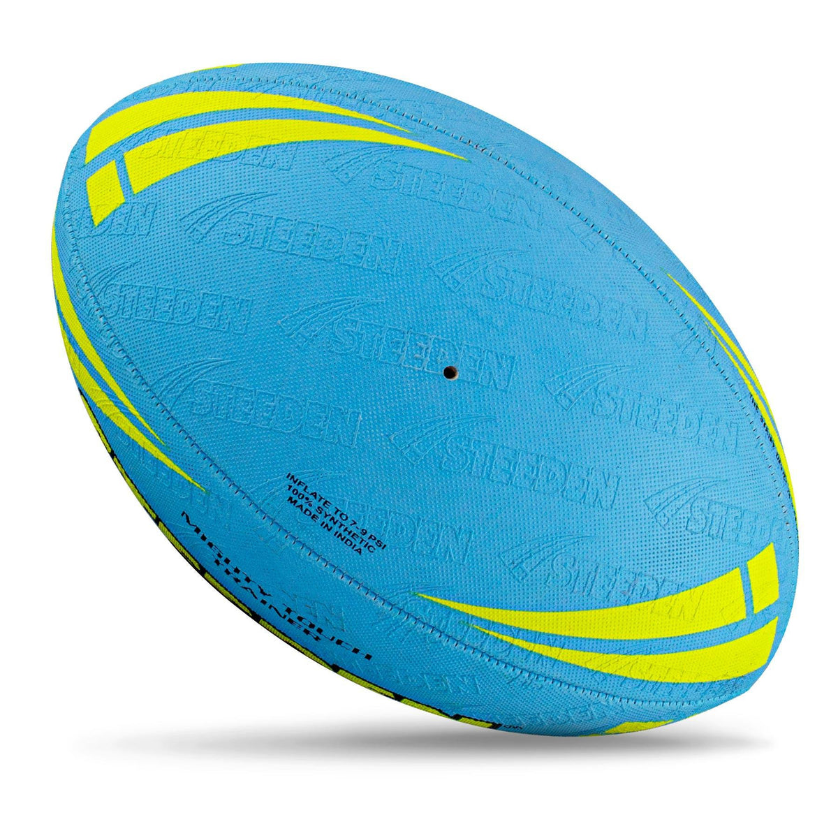 Steeden Mighty Touch Rugby Ball - Sky Blue