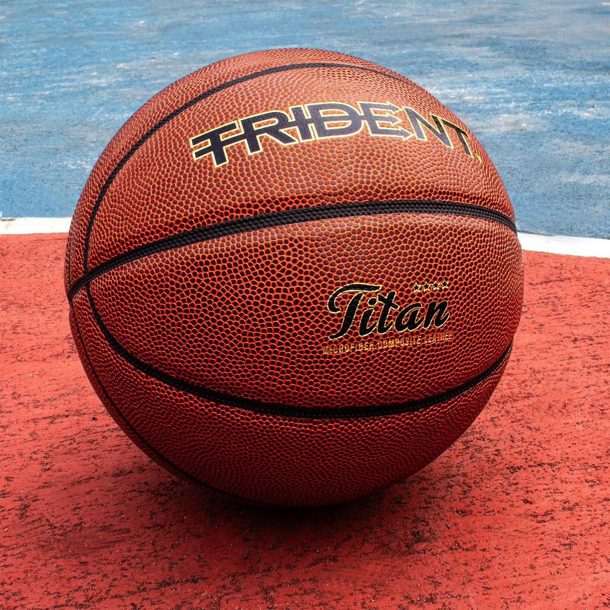 Trident Titan Composite Leather Basketball (Size 7, 6)