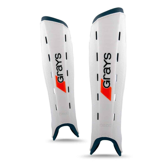 Grays G600 Hockey Shinguard  - White