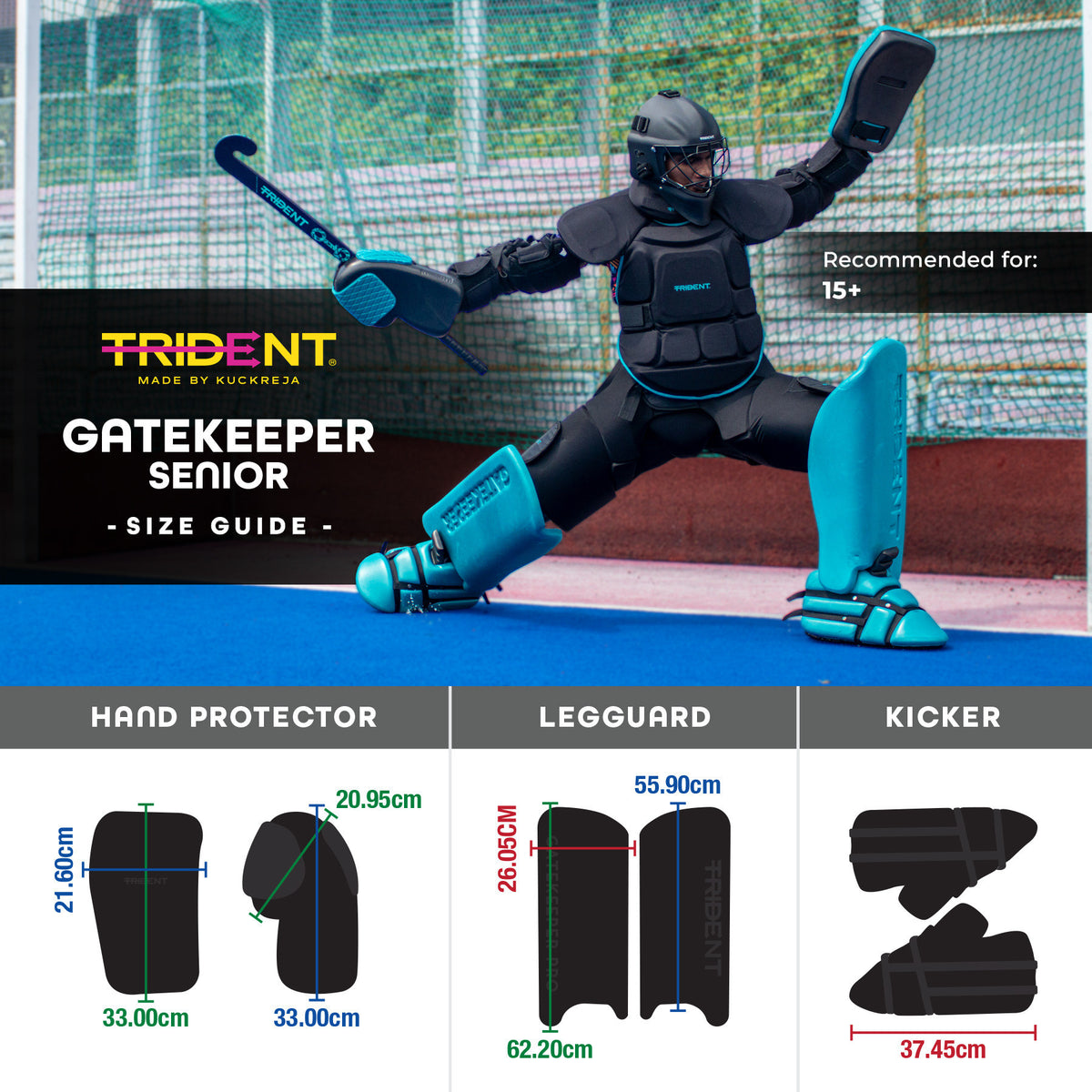 Trident New Gatekeeper 2 Hockey Goalie Set - Senior