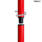 Trident Two-Piece Slalom Pole - Red