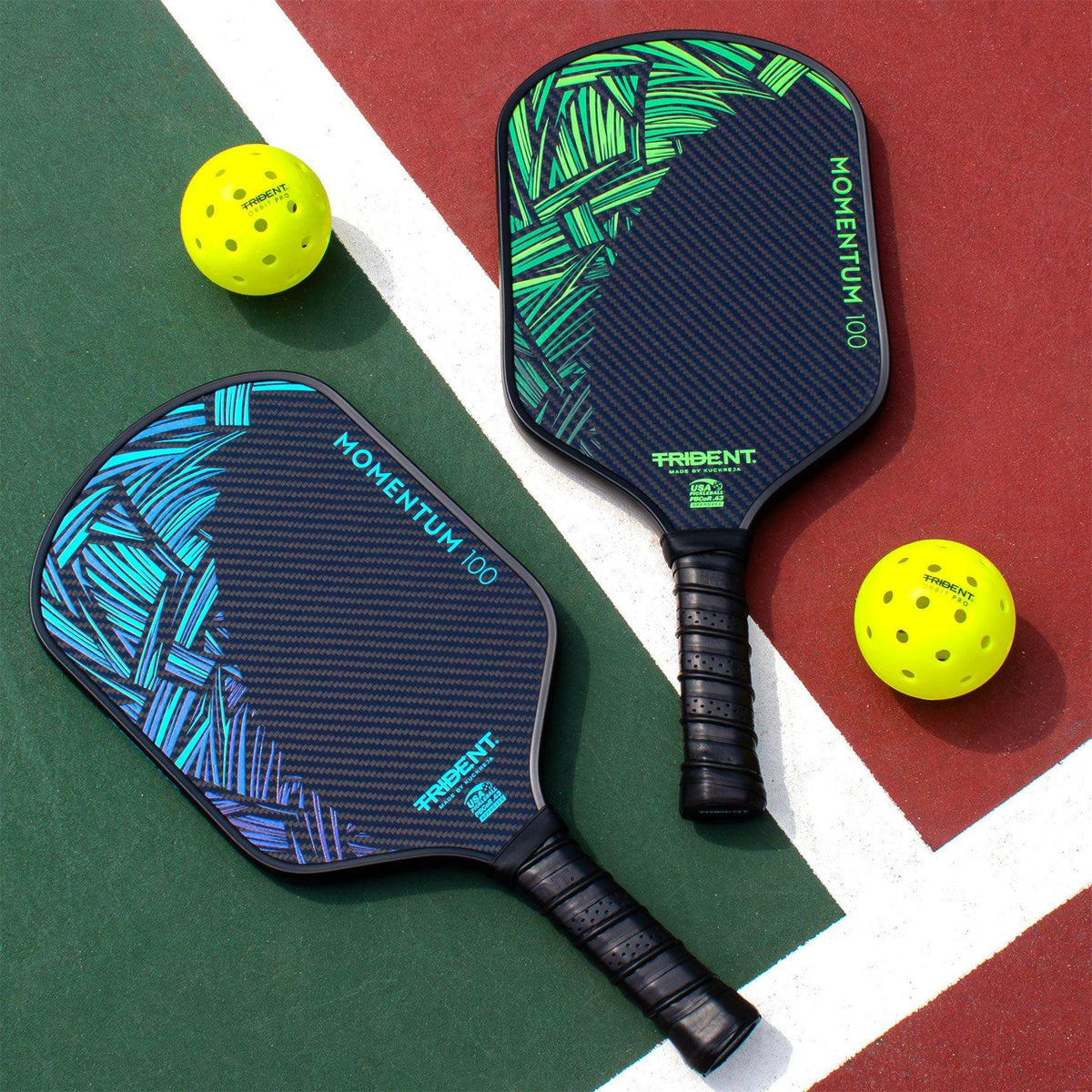 Trident Momentum 100 Pickleball Paddle – Cobalt Blue (USAP Approved)