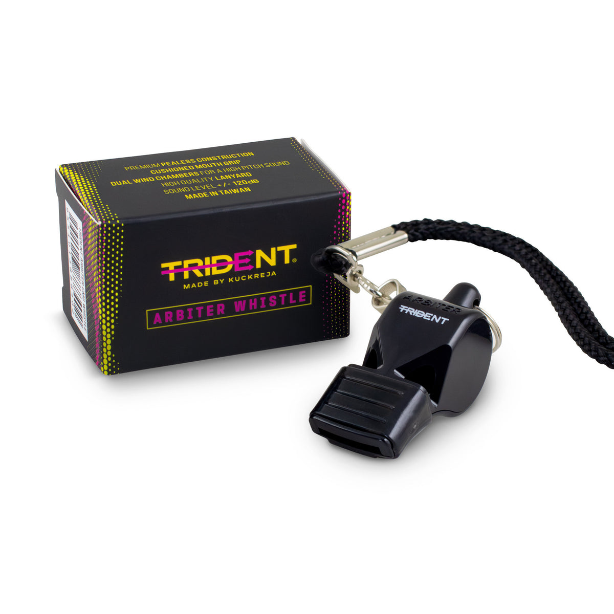 Trident Arbiter SG Whistle with Lanyard