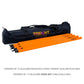 Trident Two-Piece Slalom Pole - Orange
