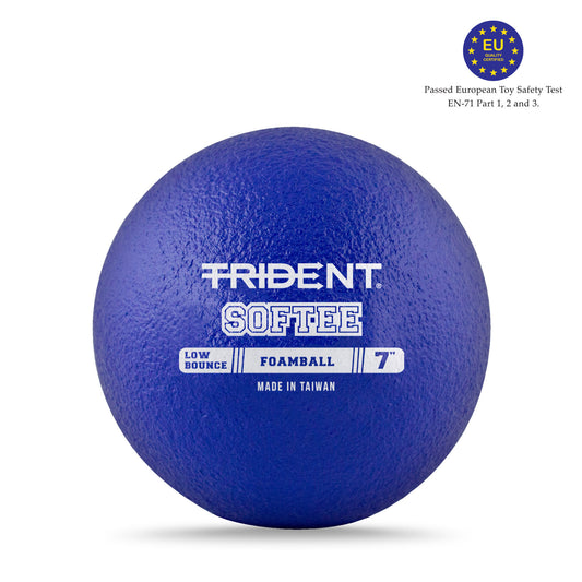 Trident Softee Low Bounce Foam Ball - Blue (7")