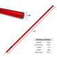 Trident Two-Piece Slalom Pole with Spring - Red