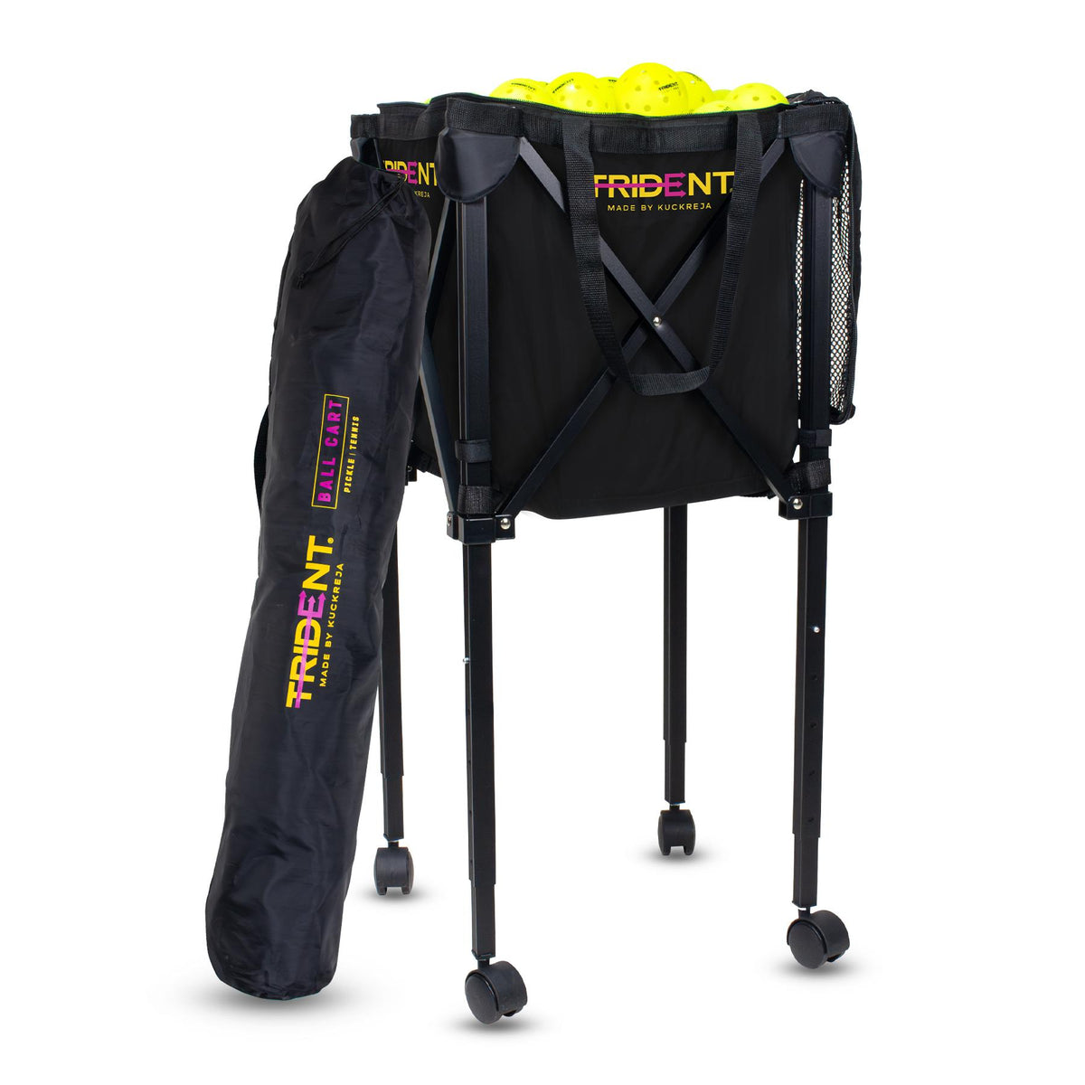 Trident Pickleball and Tennis Ball Cart