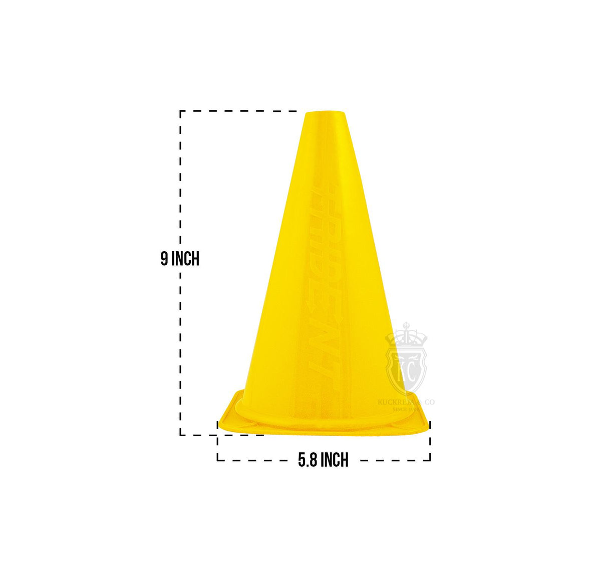 Trident 9" Cone - Yellow
