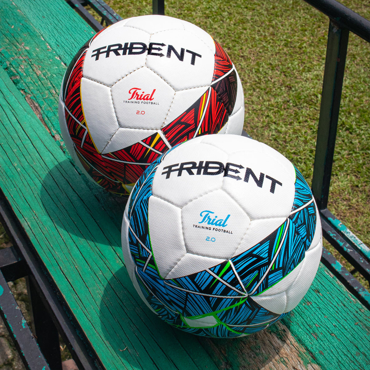 Trident Trial 2.0 Training Football - Size 5 (Chaos Red)