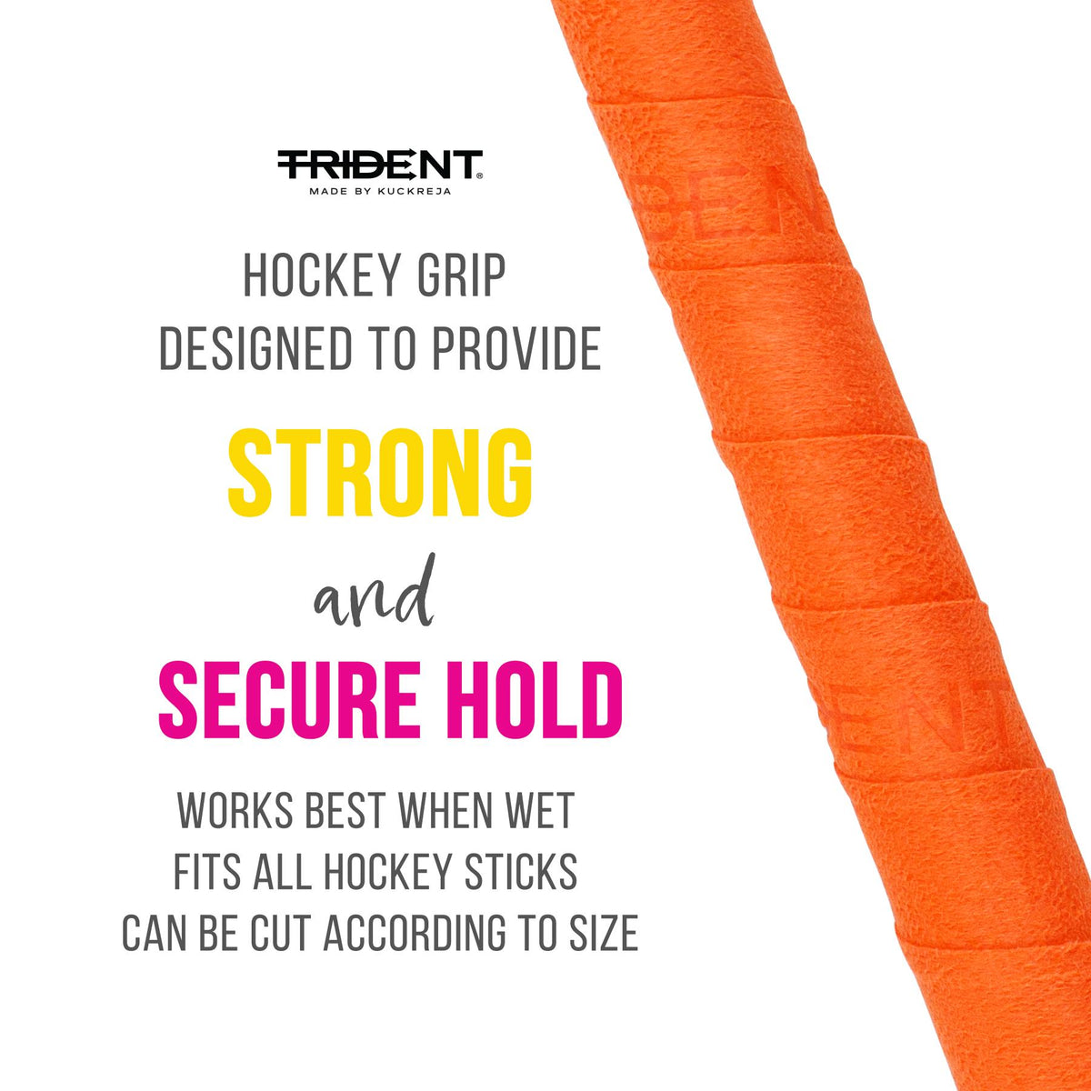 Trident Master Chamois Grip - Fluo Orange