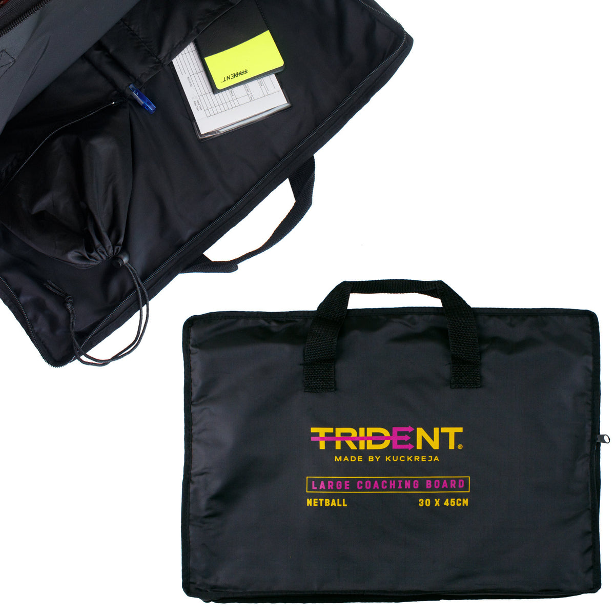 Trident Large Magnetic Coaching Board - Netball (30 x 45cm)
