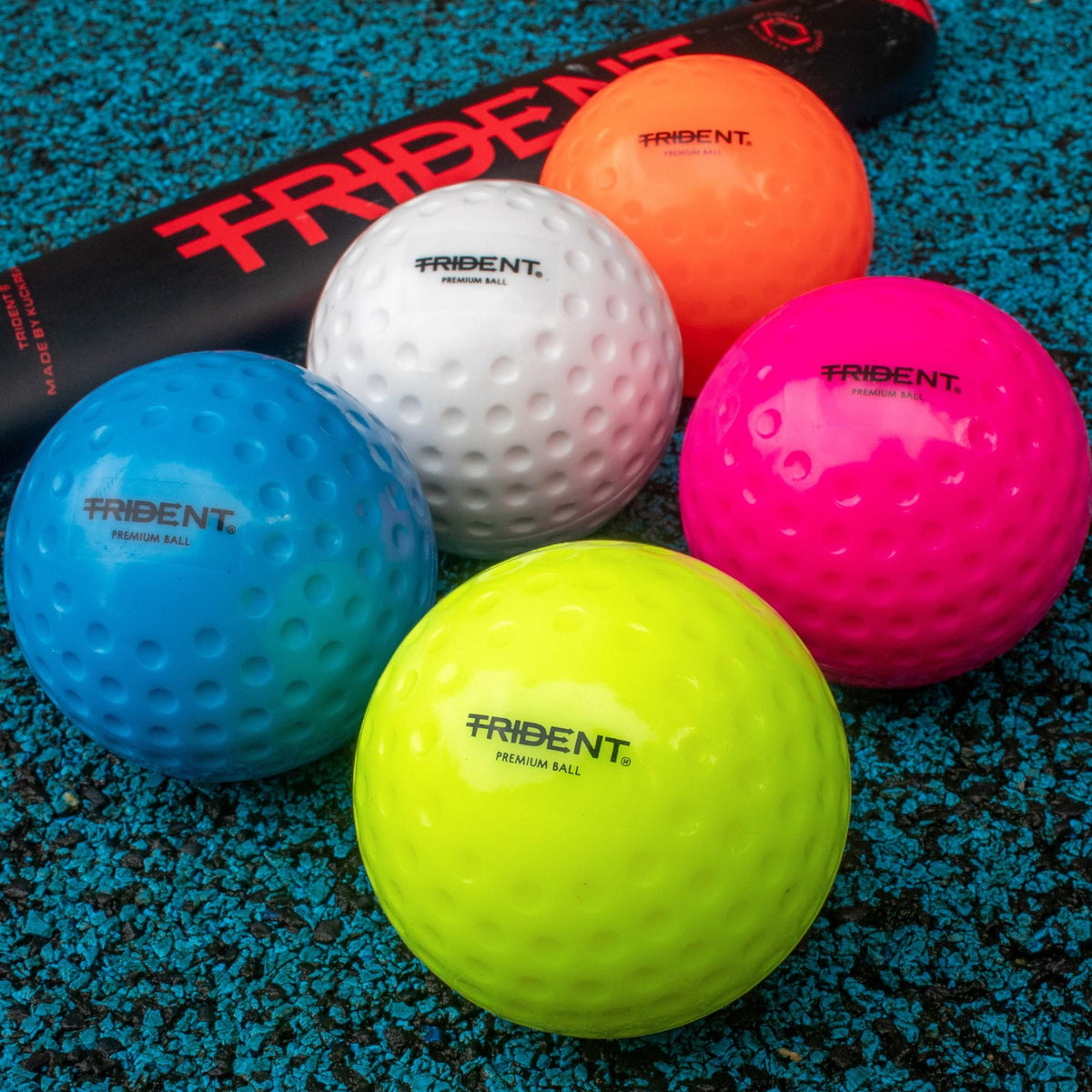 Trident Premium Dimple Hockey Ball - Blue