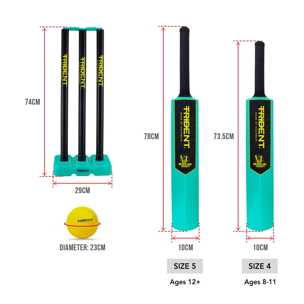 Trident Milestone Cricket Set