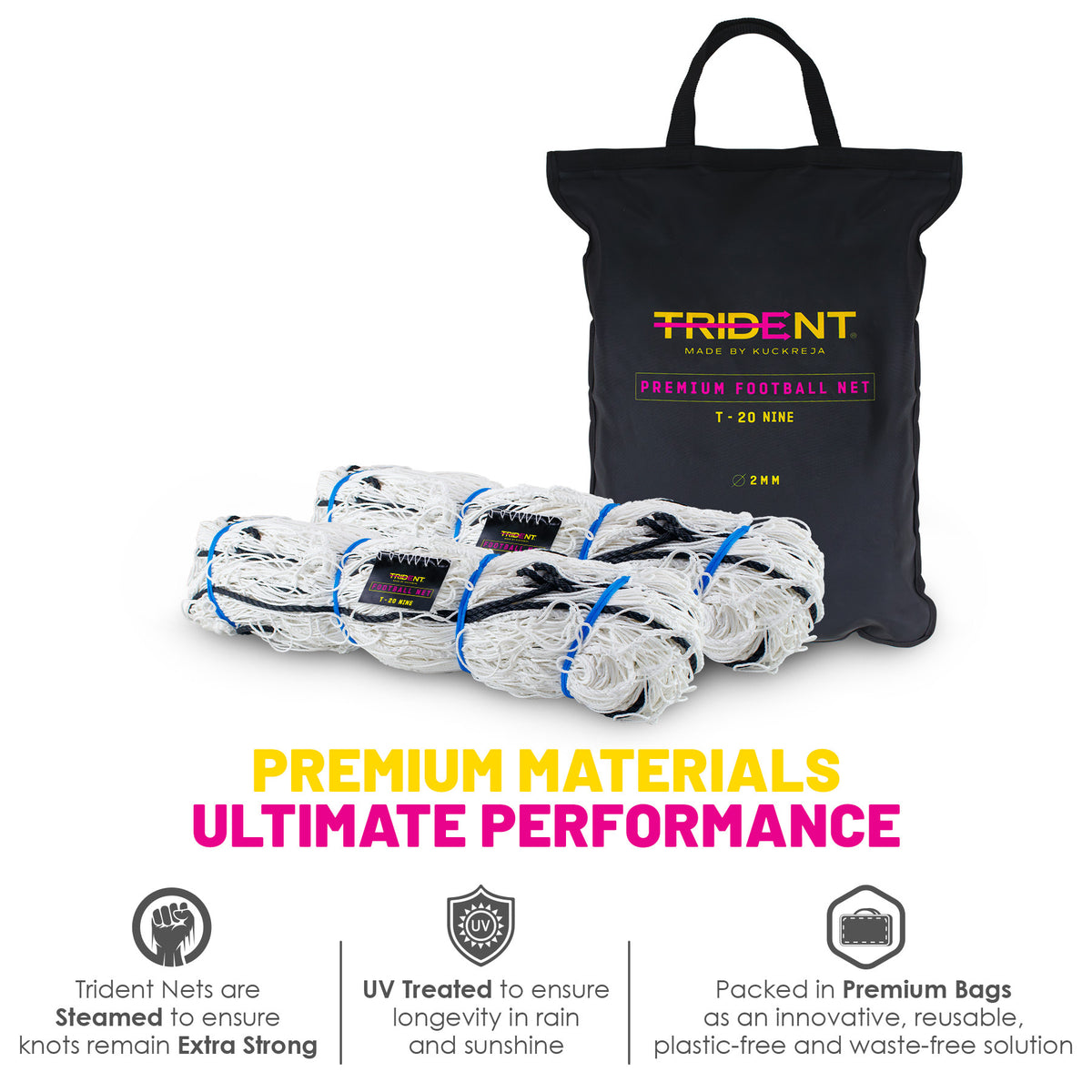 Trident T-20 Nine Junior Football Net (9-a-side)