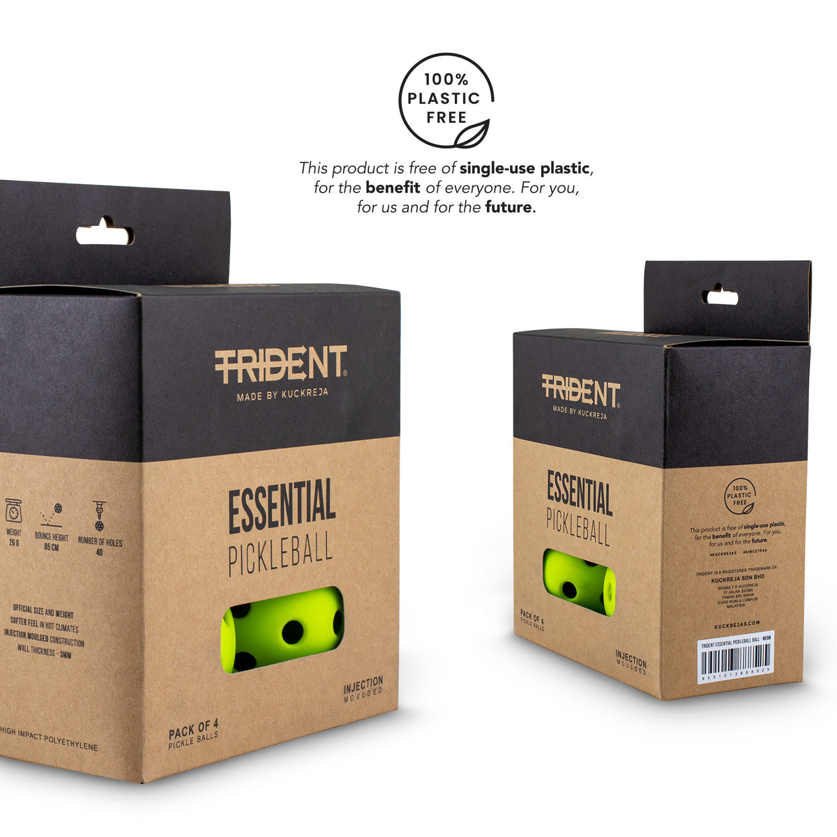 Trident Essential Pickleball Balls - Neon (Set of 4)