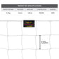 Trident T-20 Junior Football Net (White)