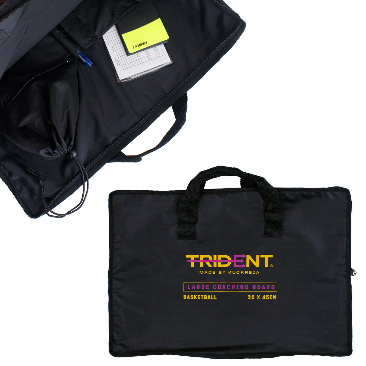 Trident Large Magnetic Coaching Board – Basketball (30 x 45cm)