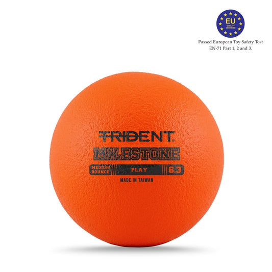 Trident Milestone Play Foam Ball – Orange (6.3")