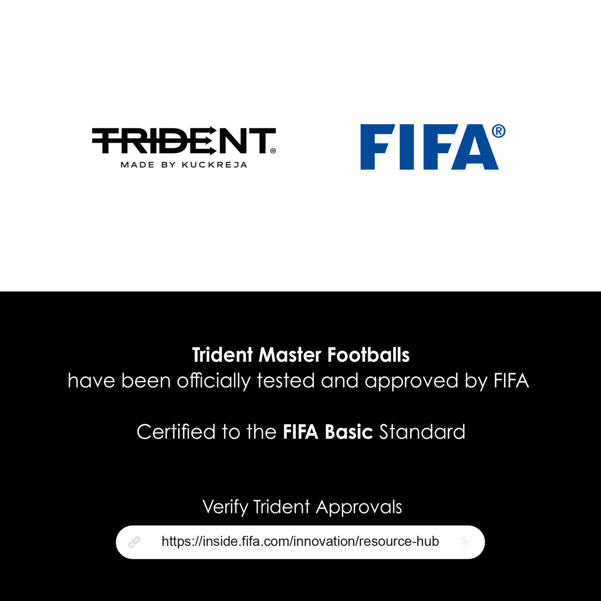 Trident Master TB Pro Football (FIFA Basic) - Steel Blue