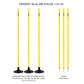 Trident Slalom Pole - Yellow