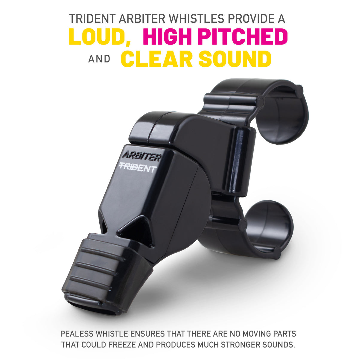 Trident Arbiter SG Finger Grip Whistle