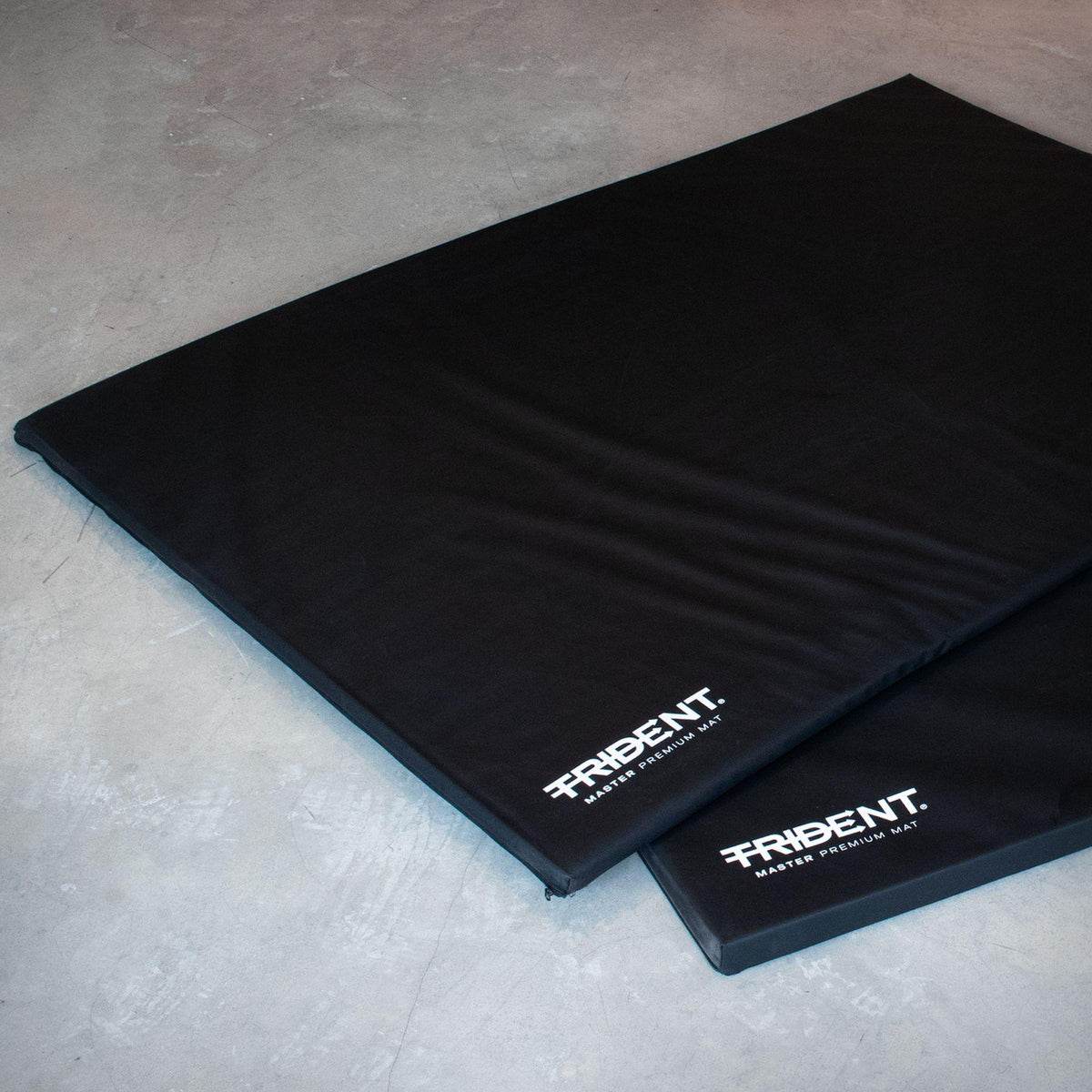Trident Master Gym Mat with Velcro - 180 x 120 x 5cm (Black)