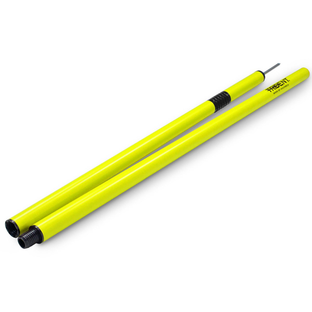 Trident Two-Piece Slalom Pole with Spring - Neon