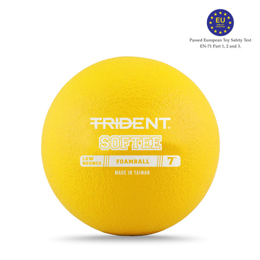 Trident Softee Low Bounce Foam Ball - Yellow (7")