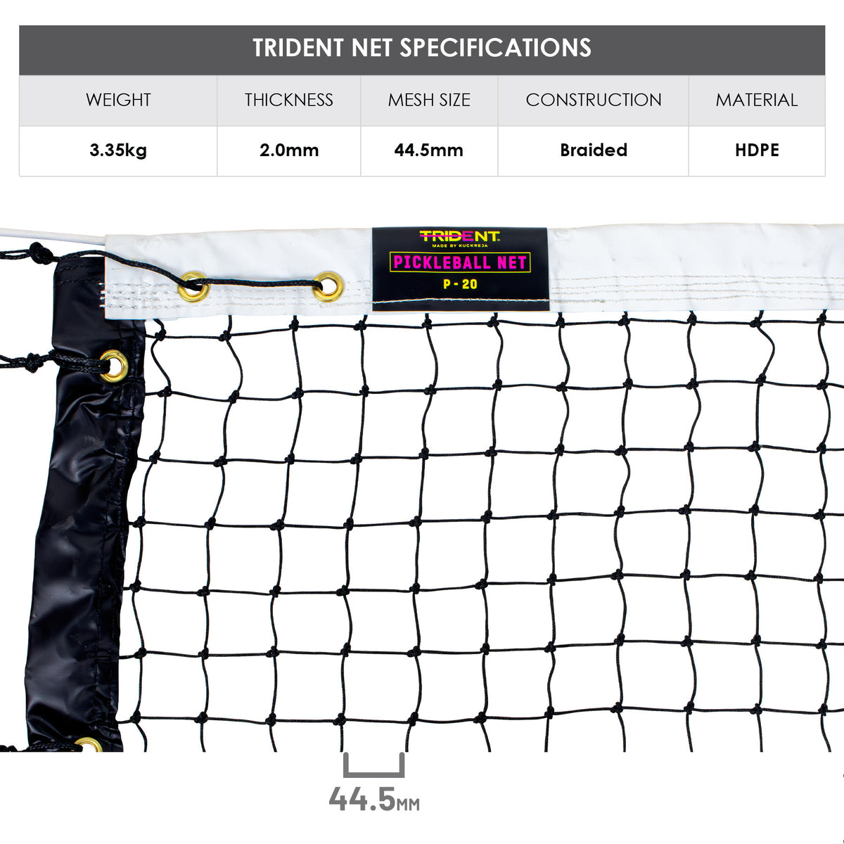 Trident P-20 Pickleball Net