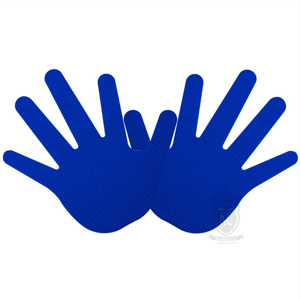 Trident Rubber Hand Marker - Blue (Pair)
