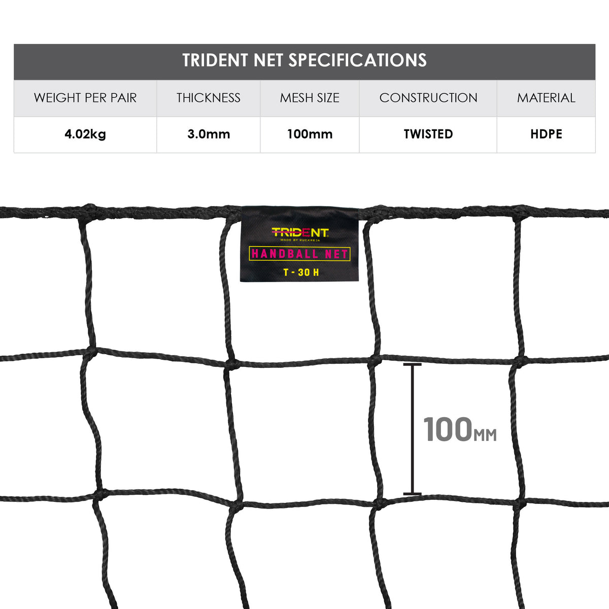 Trident T-30H Handball Net