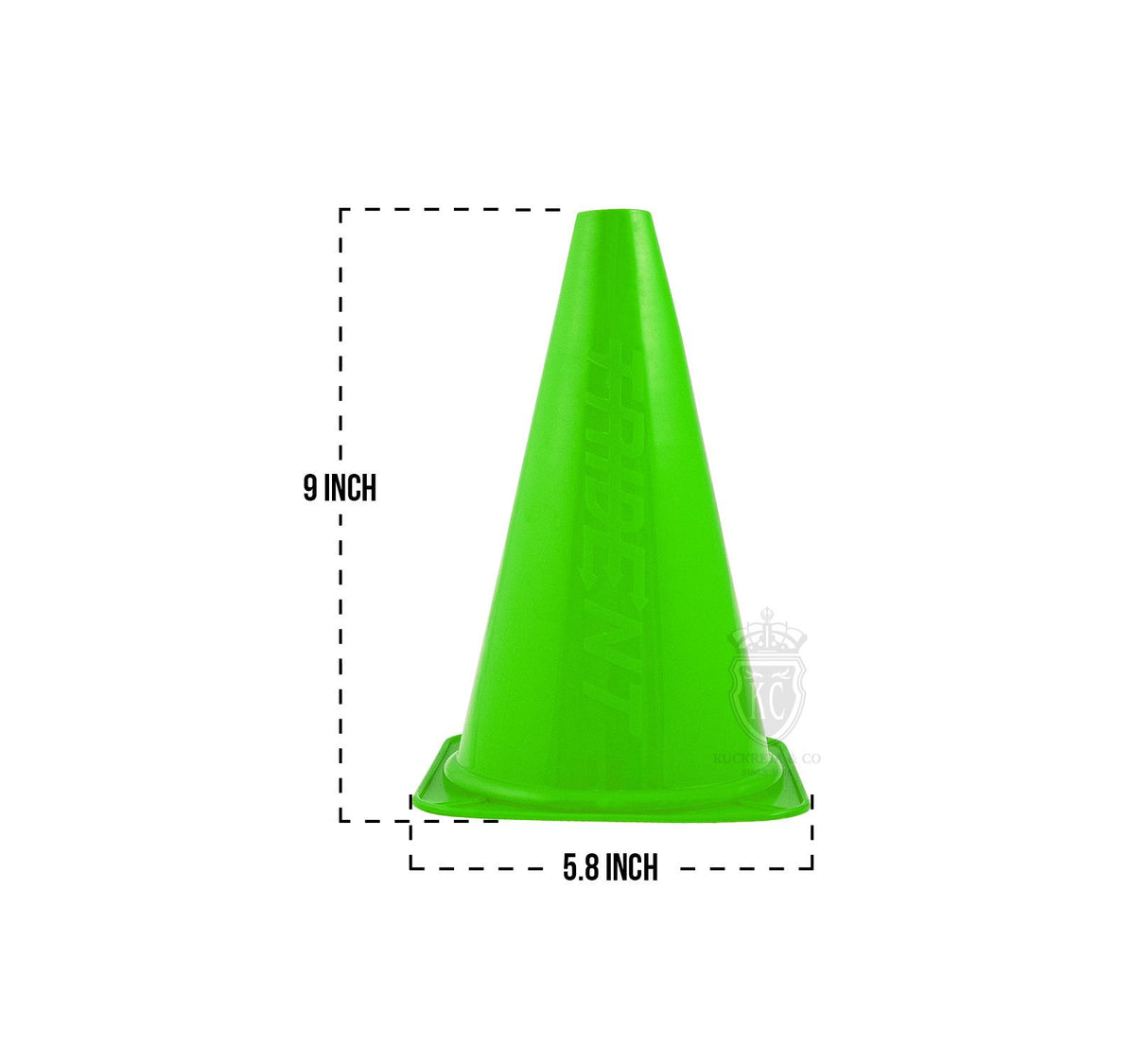 Trident 9" Cone - Green