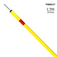 Trident Slalom Pole with Spring - Yellow