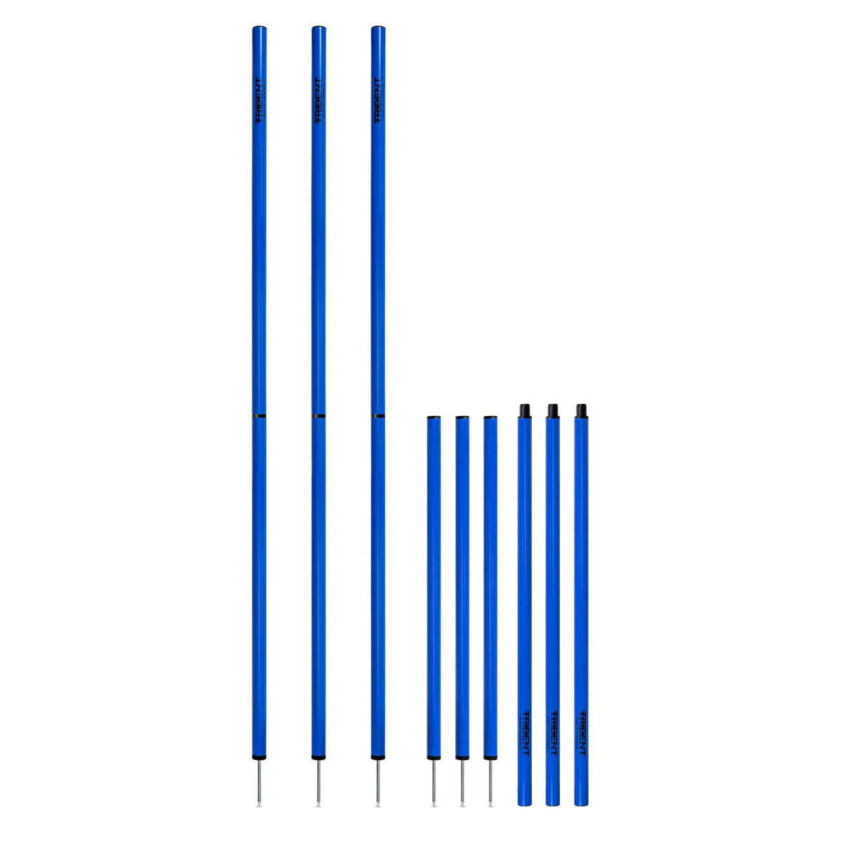 Trident Two-Piece Slalom Pole - Blue