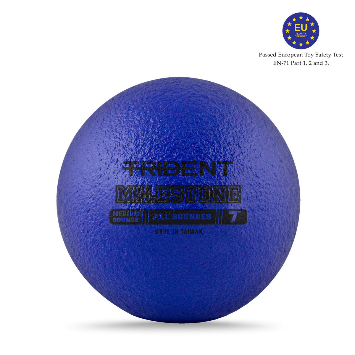 Trident Milestone All Rounder Foam Ball - Blue (7")