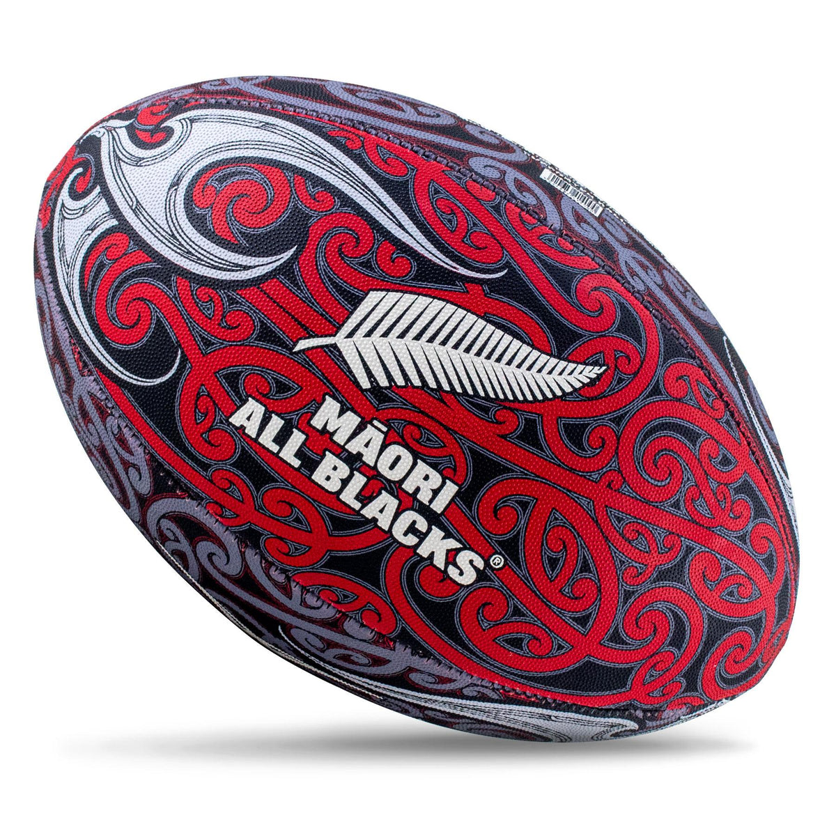 Gilbert All Blacks Māori Supporter Rugby Ball (Size 5)