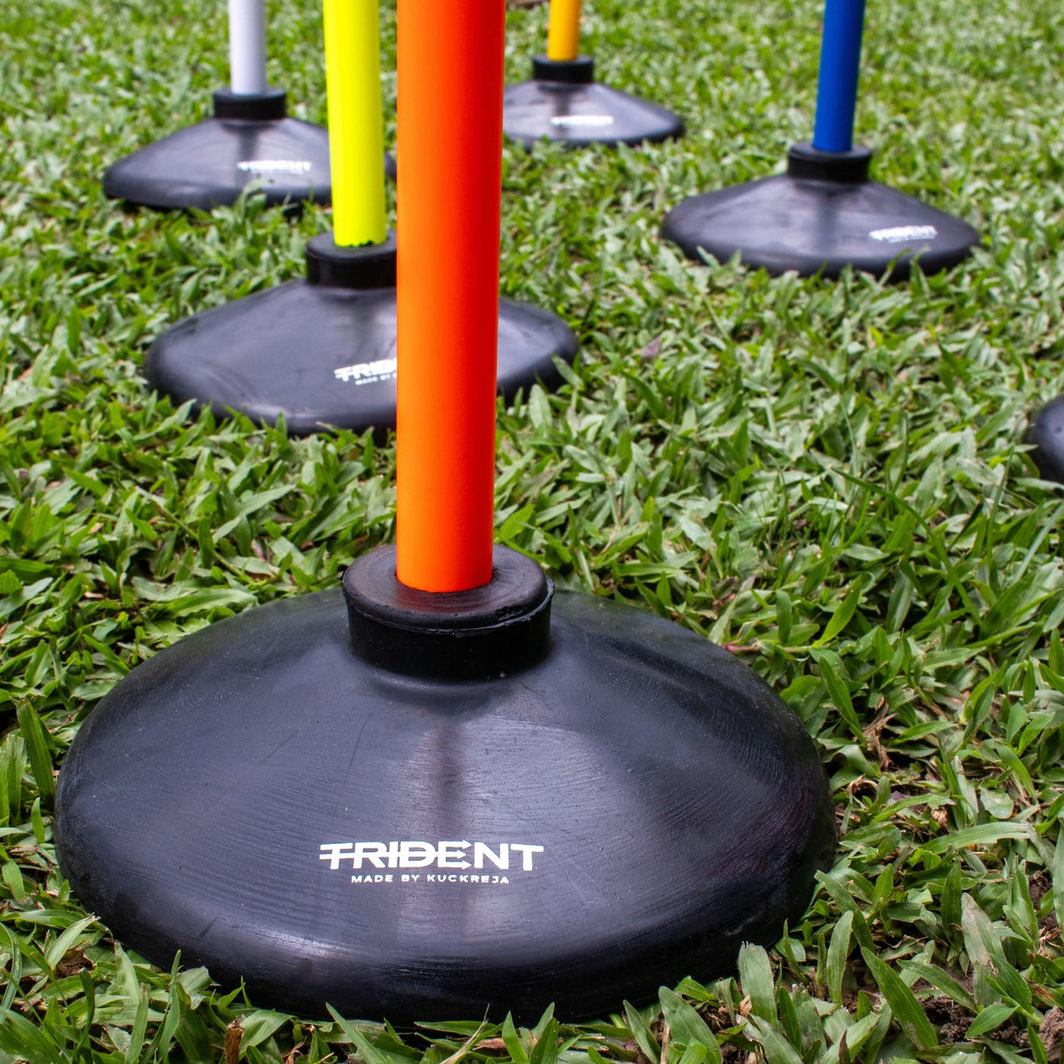 Trident 25mm Crossbar Rubber Base - 1kg