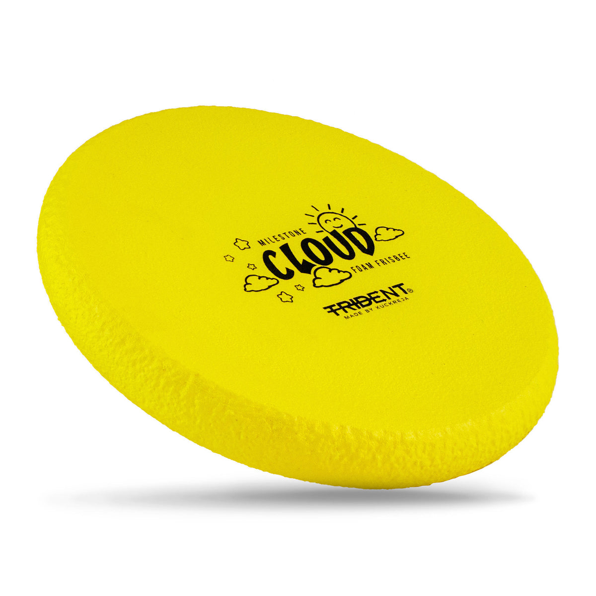 Trident Milestone Cloud Foam Frisbee - Yellow