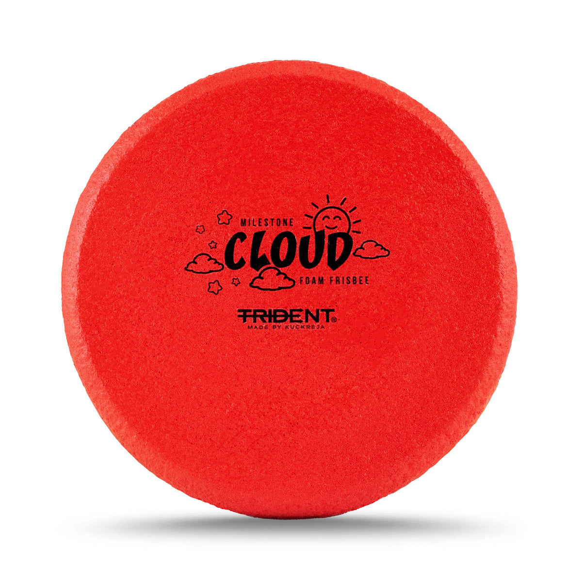 Trident Milestone Cloud Foam Frisbee - Red