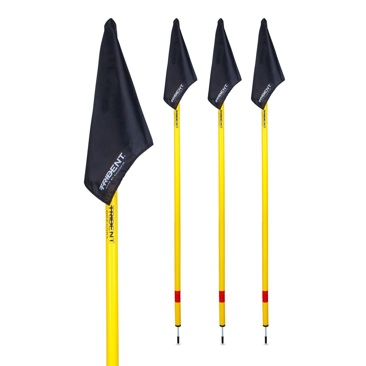 Trident Spare Corner Flags - Set of 4 (Black)