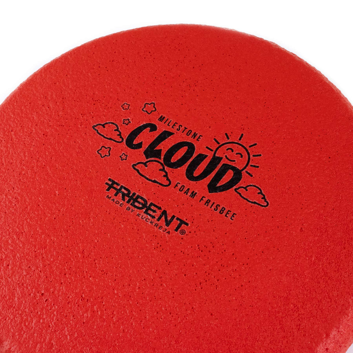Trident Milestone Cloud Foam Frisbee - Red