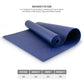 Trident Essential Grip Yoga Mat - 4mm (Oxford Blue)