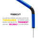 Trident Two-Piece Slalom Pole with Spring - Blue