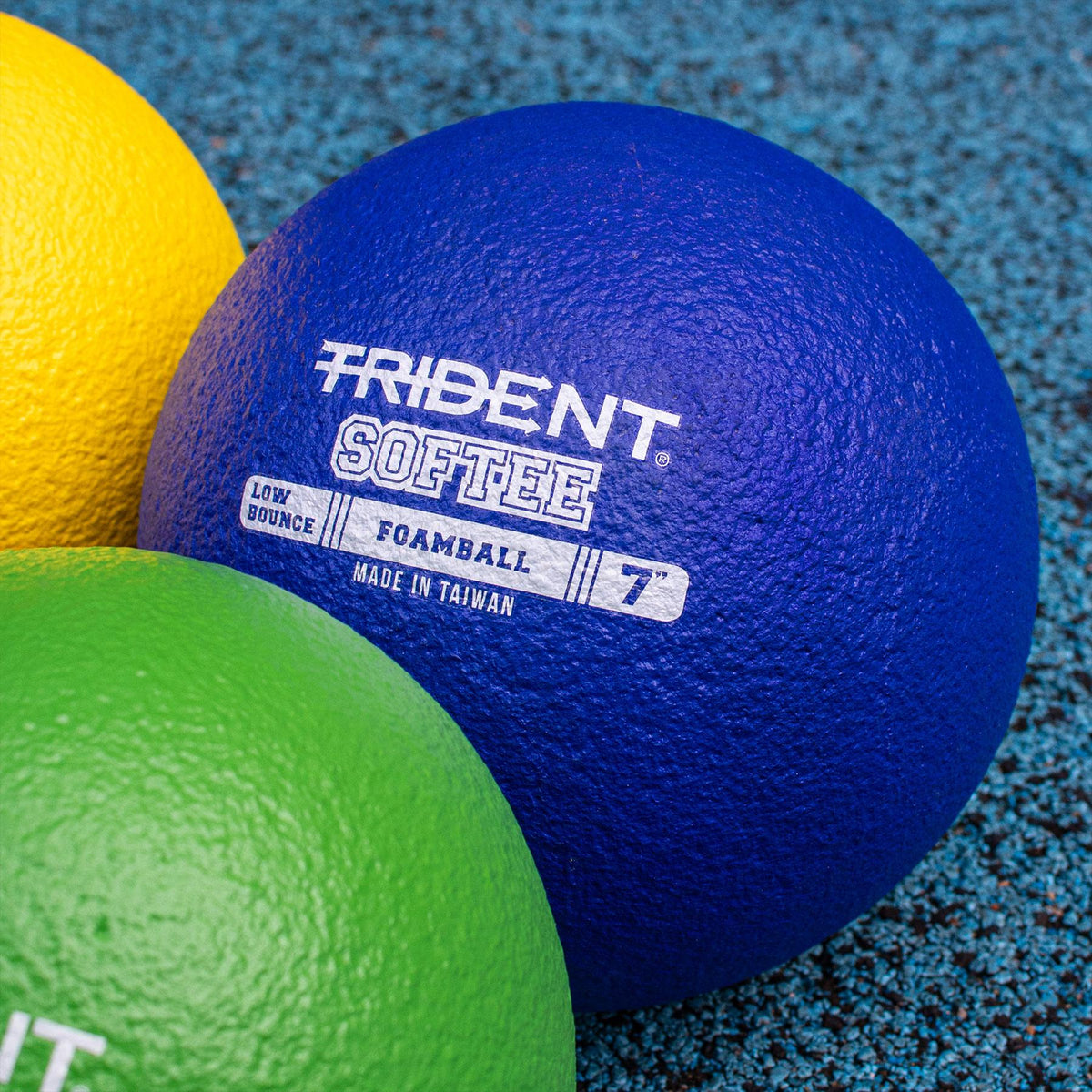 Trident Softee Low Bounce Foam Ball - Blue (7")