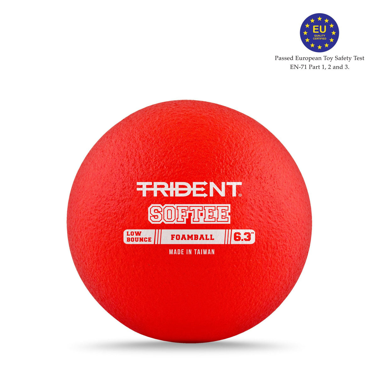 Trident Softee Low Bounce Foam Ball - Red (6.3")