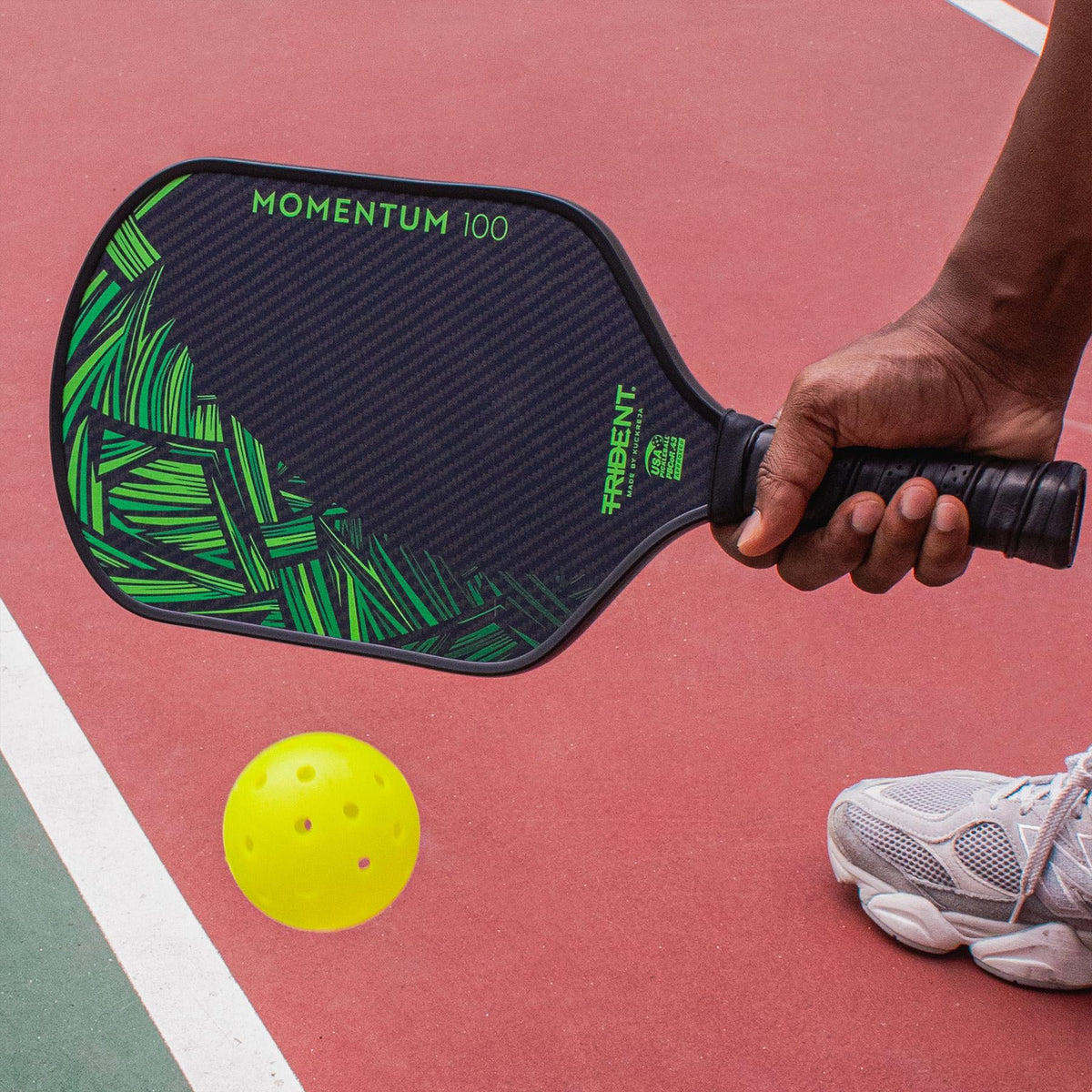 Trident Momentum 100 Pickleball Paddle - Electric Jade (USAP Approved)