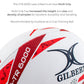 Gilbert GTR 6000 Rugby Ball - Red (Size 3)