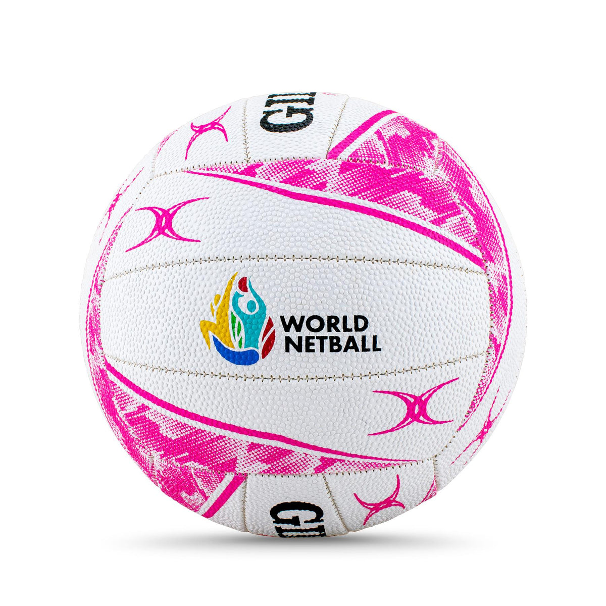 Gilbert Fizz Match Netball - Pink (Size 5)