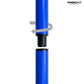 Trident Two-Piece Slalom Pole - Blue
