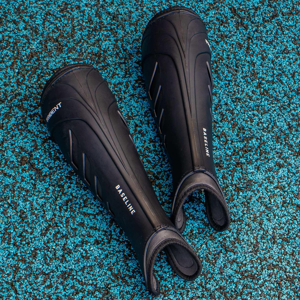 Trident Baseline Hockey Shinguard - Black